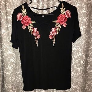 V neck blouse